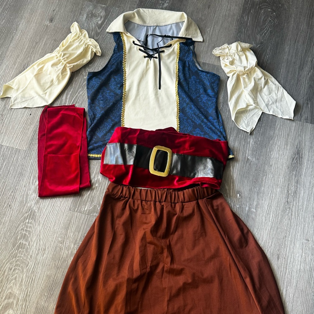 Pirate Costume- Size M